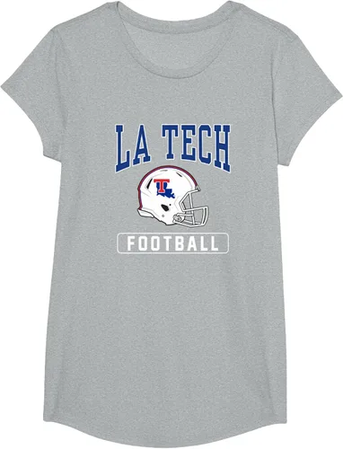 Vista 23 de Camiseta con casco de fútbol Louisiana Tech Bulldogs, Negro
