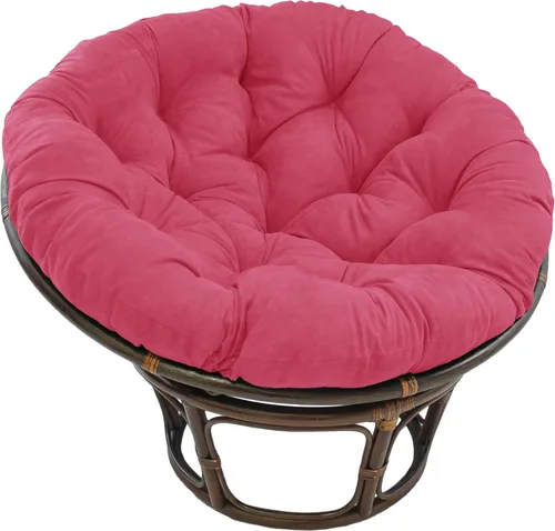 Vista 2 de Cojín de microgamuza para sillón papasan, color sólido, de Blazing Needles