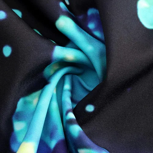 Vista 6 de Vestido de verano para mujer, estampado floral, elegante, de manga corta, fluido, vestido largo casual, a la moda, para fiestas, uso diario