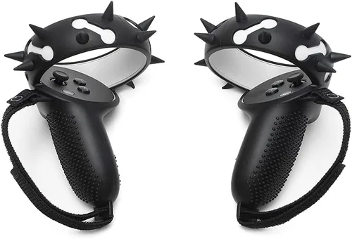 Vista 3 de Cubierta de agarre para controlador táctil soporte de pared compatible con Oculus Quest 2