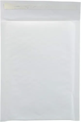 Vista 3 de JAM PAPER Bubble Lite Sobres acolchados – Tamaño #0-6 x 8 1/2 – Kraft blanco – 25