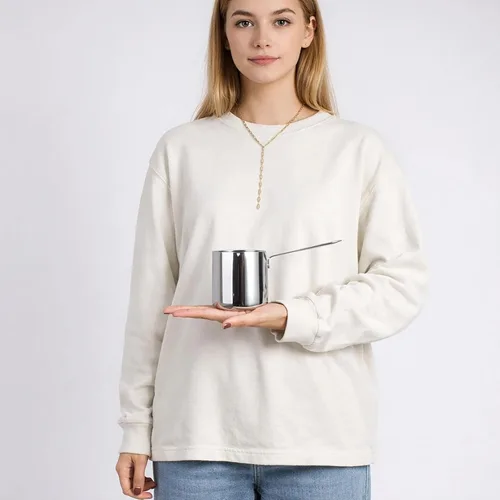 Vista 5 de IMEEA - Calentador de mantequilla y leche de 10 onzas, 18/10, de tres capas, acero inoxidable Capacidad de 10 onzas / 10.1 fl oz Tamaño de una