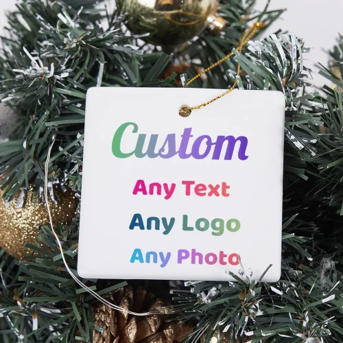 Vista 10 de Adorno redondo personalizado para decoración del árbol de Navidad, nombre de texto personalizado, adorno de bola de Navidad, recuerdo personalizado