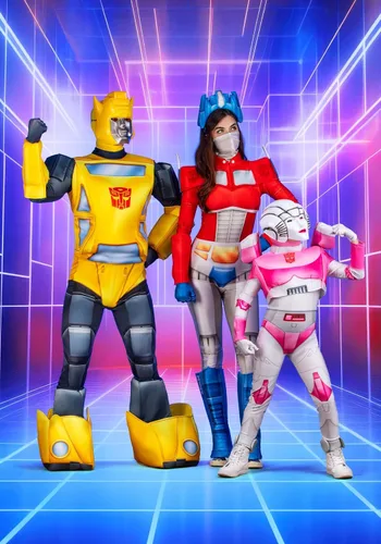 Vista 7 de Disfraz de niña Transformers Arcee