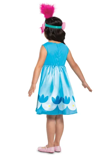 Vista 2 de Disfraz de niña Poppy de Trolls World Tour Multicolor