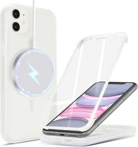Vista 65 de Funda para iPhone 8 Plus con protector de pantalla, compatible con Magsafe, para iPhone 7 Plus, protector de pantalla integrado, funda delgada