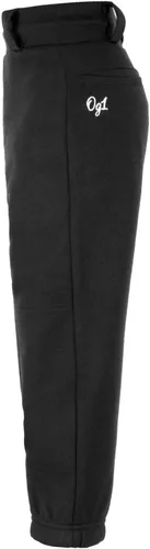 Vista 3 de Pantalón de béisbol prémium para jóvenes, 100% poliéster, longitud completa, parte inferior elástica