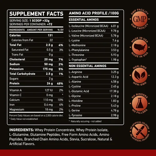 Vista 5 de Proteína de suero instantánea pura de 5 libras (chocolate de lujo)