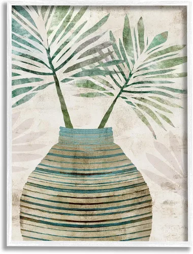 Vista 9 de Stupell Industries Arte Giclée enmarcado bohemio rústico de Flora Kouta