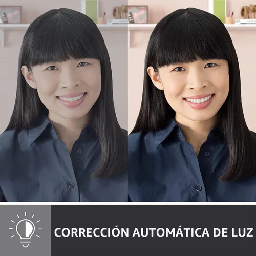 Vista 3 de Logitech Brio 301 Cámara Web Full HD con Obturador de Privacidad, Micrófono de Reducción de Ruido, USB-C, Certificada para Zoom, Microsoft Teams
