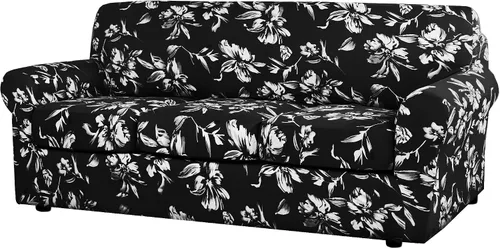 Vista 13 de H.VERSAILTEX Fundas de sofá superelásticas de 2 piezas para fundas de sillón, fundas de silla de sala de estar, con estilo moderno suave y grueso