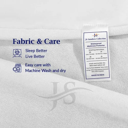 Vista 6 de Protector de colchón XL V Berth, estilo ajustado, algodón de rizo ultra suave, 100% impermeable, protector de colchón XL V, ultra suave