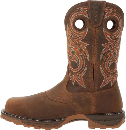 Vista 5 de Durango Maverick XP Botas de trabajo occidentales impermeables con punta compuesta Marrón talla única