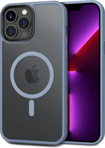 Vista 20 de CACOE Funda magnética para iPhone 12 y iPhone 12 Pro de 6.1 pulgadas - Compatible con MagSafe y soporte magnético para teléfono en el automóvil,