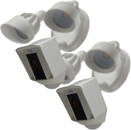 Vista 7 de Funda de silicona compatible con Ring Floodlight Cam Wired Plus, cámara de reflector, protección contra el deslumbramiento solar, los rayos UV