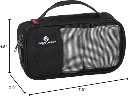 Vista 8 de Eagle Creek Pack-It - Cubos de embalaje originales, bolsas organizadoras duraderas para equipaje con cremalleras dobles resistentes y asa superior