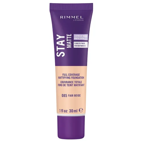 Vista 21 de 3 x Rimmel London Stay Matte - Base líquida mousse mate 30ml - 201 Beige clásico