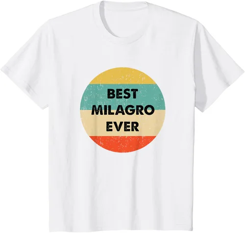 Vista 24 de Camiseta Milagro Name, Negro