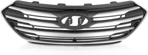 Vista 20 de PIT66 Conjunto de parrilla delantera cromada compatible con Sonata 2011 2012 2013 HY1200154 863503S100