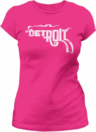 Vista 13 de Detroit Smoking Gun - Camisa para hombre y mujer, estilo vintage, suave Negro