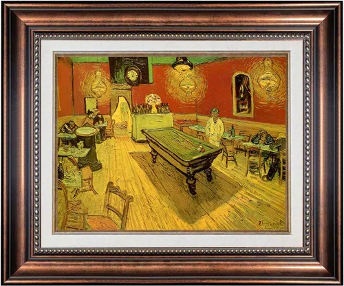 Vista 46 de ELITEAART- La noche estrellada por Vincent Van Gogh, pintura al óleo, reproducción de pintura al óleo, impresión en lienzo giclée, tamaño marcado