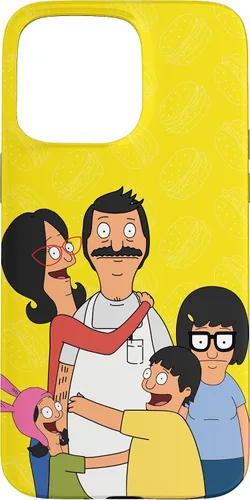 Vista 30 de Funda para iPhone 12 Pro Max Bob Burgers Bob Linda Gene Tina Louise Family Hug