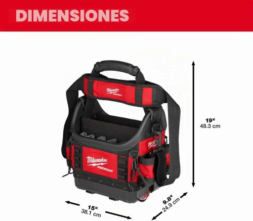 Vista 5 de Milwaukee Electric - PACKOUTTRADE 10 Bolso estructurado