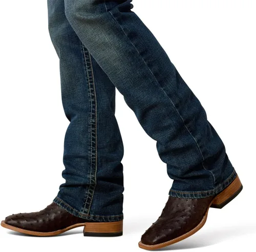 Vista 6 de Ariat Pantalones de mezclilla M4 de tiro bajo elástico Preston para hombre
