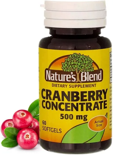 Vista 2 de Nature's Blend Concentrado de Arándano 500 mg 60 Sgels