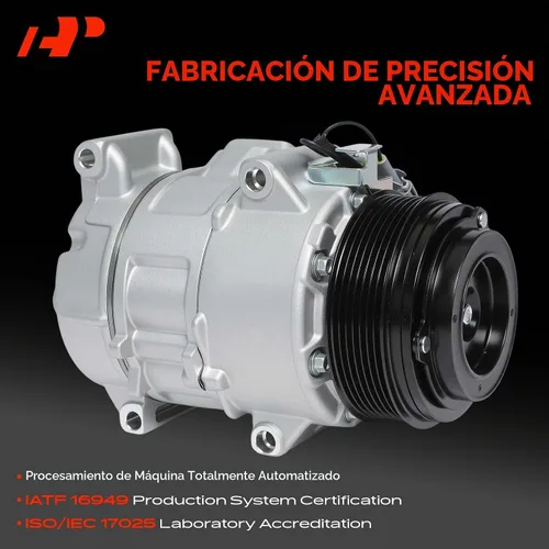 Vista 3 de A-Premium Compresor de aire acondicionado AC con embrague