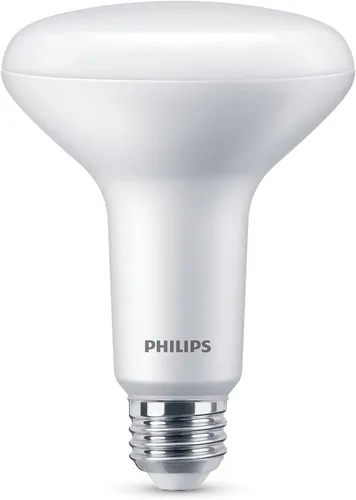 Vista 3 de Philips LED Bombilla BR30 regulable esmerilada sin parpadeo – Tecnología EyeComfort – 650 lúmenes y sin parpadeo – Bombilla A19 esmerilada regulable