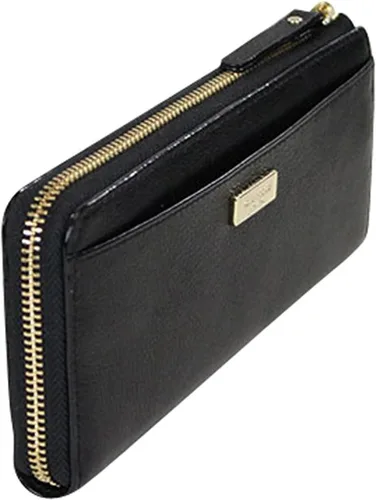 Vista 3 de Kate Spade Alice Court Nisha Bow Zip Around Wallet Negro