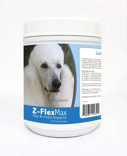 Vista 28 de Healthy Breeds Afghan Hound Z-Flex Max - Masticables suaves para cadera y articulaciones, 100