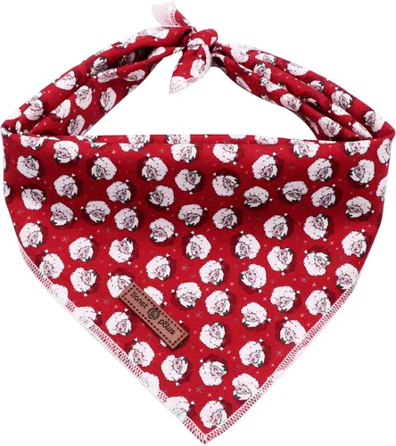 Vista 34 de Lionet Paws Bandana para Perro de Algodón Lavable Pañuelo Bufanda Bandana Triangular para Perros Pequeños Medianos y Grandes Cuadrícula Negra