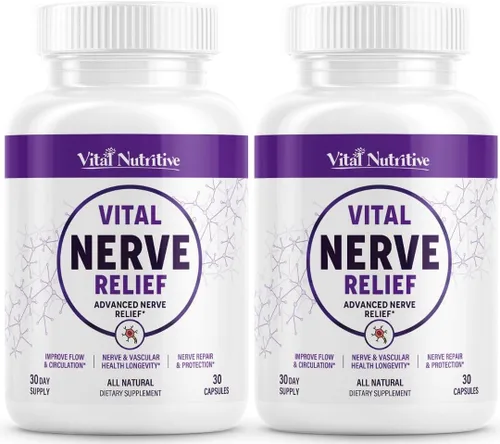 Vista 8 de Suplemento para nervios vitales – Ácido alfa lipoico, magnesio, CoQ10 – Vegano, sin OMG, sin gluten, sin azúcar, sin lácteos – Apoyo diario