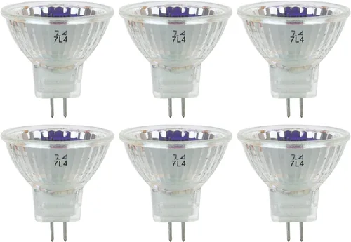 Vista 9 de Sunlite 03180-SU 35MR11/NSP/12V 35 vatios, halógeno MR11 GU4 basado mini bombilla reflector