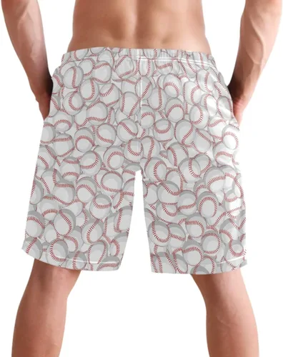 Vista 3 de visesunny Traje de baño para hombre con estilo de secado rápido, ropa de playa, pantalones cortos para natación, trajes de baño para fiestas