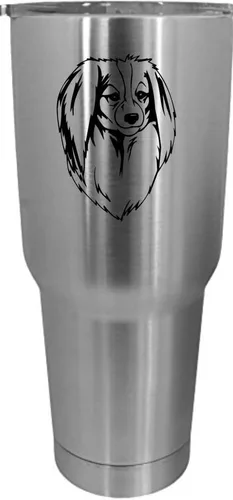 Vista 219 de Cairn Terrier - Vaso grabado con temática de perro, 30 onzas