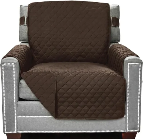 Vista 164 de Sofa Shield - Funda para sofá Loveseat con correa patentada, protector de cojín, funda reversible diseñada en EE. UU. resistente a manchas