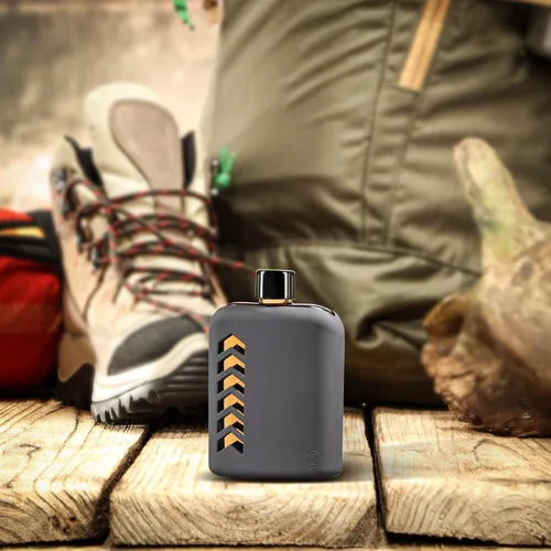 Vista 6 de Juego de petacas de vidrio Le’raze para hombres y mujeres - Botella de petaca con corcho y sellos de silicona para whisky, licor, alcohol - Incluye