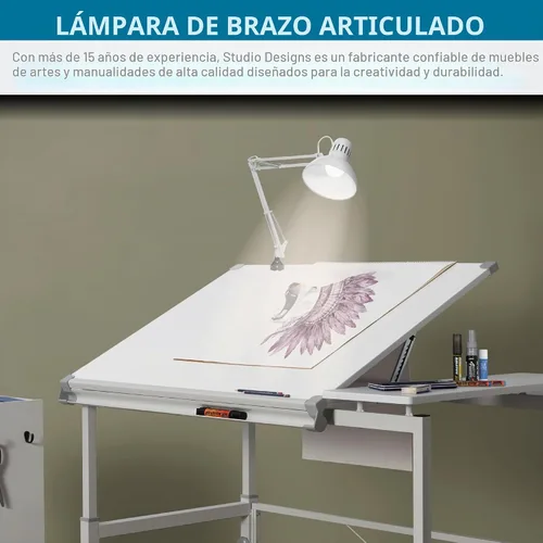 Vista 5 de Studio Designs Lámpara con brazo giratorio con foco CFL de 13 w