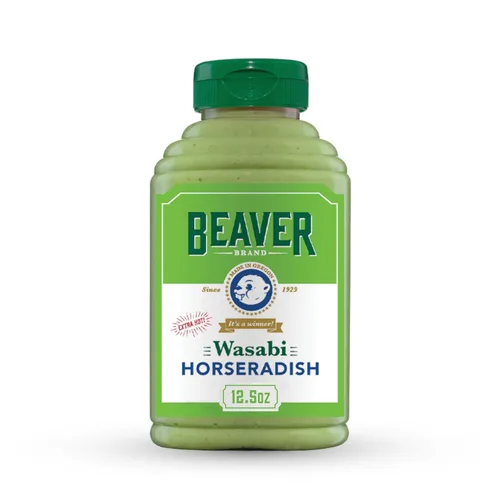 Vista 8 de Beaver Brand - Salsa de cóctel con rábano picante recién rallado, 13 onzas, salsa de cóctel de mariscos y camarones