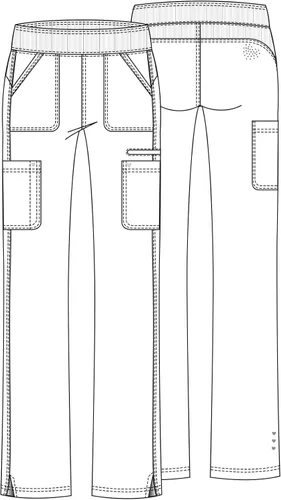 Vista 6 de HeartSoul Break On Through HS020 - Pantalón para mujer talle bajo