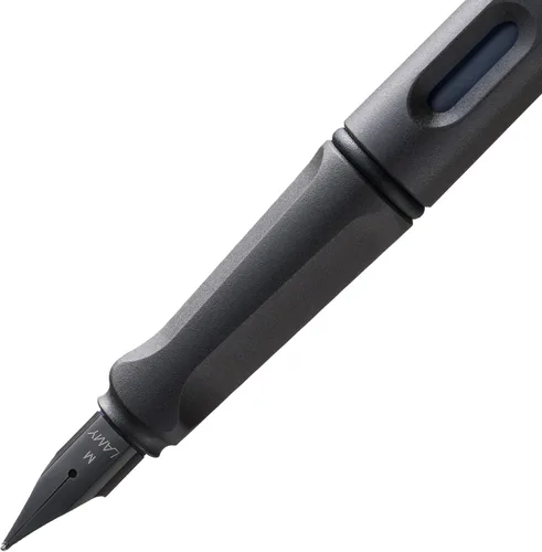 Vista 3 de Lamy Safari - Pluma estilográfica, color carbón, punta extrafina