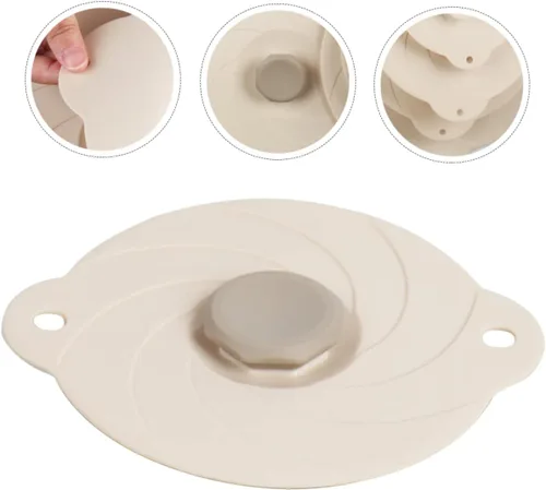 Vista 9 de Hemoton Tapa de tazón a prueba de fugas, cubierta de silicona reutilizable universal para almacenamiento de alimentos, fácil de limpiar
