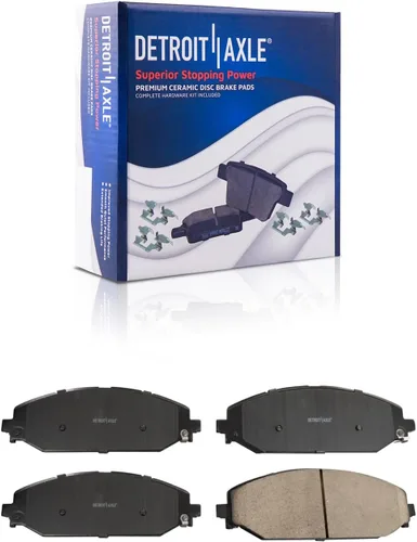 Vista 45 de Detroit Axle - Pastillas de freno traseras para Toyota Prius 2012-2015 Prius Plug-In 2017-2018 Corolla iM 2016 Sion iM 2011-2017 Lexus CT200h