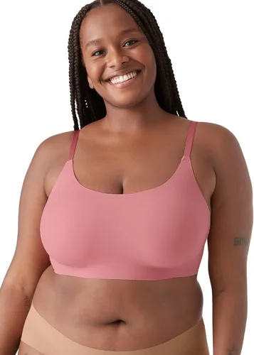 Vista 19 de True & Co - Brasier True Body con tirantes ajustables y cuello redondo para mujer Negro