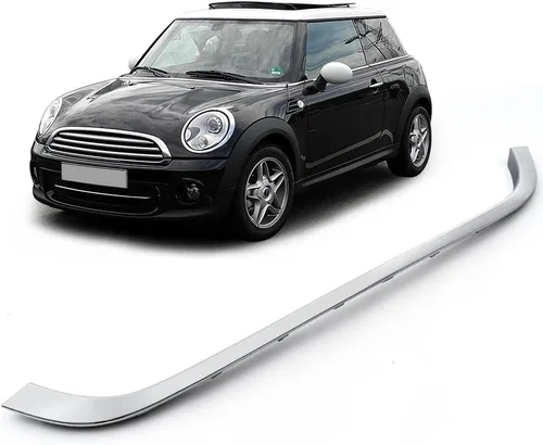 Vista 13 de PIT66 Moldura para capó de rejilla delantera, compatible con Mini Cooper 2007-2015 R55 R56 R58 R59 (no compatible con S), material ABS negro, OEM