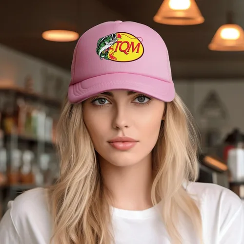Vista 5 de Ondian Tqm Hat,Regida Gorras Del Pescado Tqm,Fuerza,Tqm Gorra de pescado para adultos Rosa, Rosado