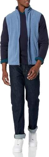 Vista 5 de Tienda Essentials Men's Full-Zip Polar Fleece Vest (Available in Big & Tall)